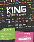 King Pizzas Et Snack menu