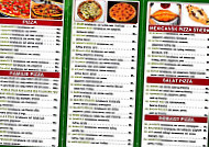 Bella's Pizza menu