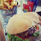 Dimmock's Healthy Burger food