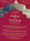 La Porte du Punjab menu