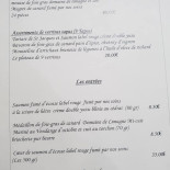 La Gare Aux Saveurs Carte