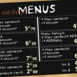 Boulangerie Marie Blachère menu