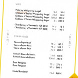 Cafe le Parvis Carte