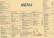 Le Palmyre menu