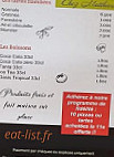 Chez Matthieu menu