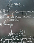 Le Relais Saint Jean menu