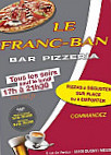 Le Franc-ban menu