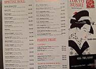 Sushi Ocean menu