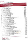 Pizzeria Arena menu