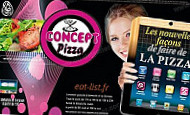 Concept Pizza menu