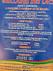 Grillades Des Lacs menu