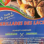 Grillades Des Lacs menu