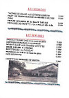 Auberge De Chalezeule menu