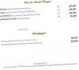 Restaurant Kastenwald menu