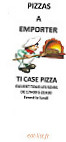 Ti Case Pizza menu