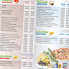 Pizza Des Jardins menu