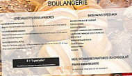 Les Gourmandises D'olivier menu
