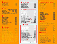 New Dragon Terrace Chinese Restaurant menu