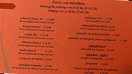 Wilhelm Tell menu
