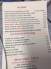 La Mer Ô Vent menu