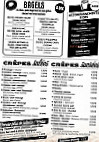 O Chalet menu
