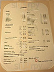 Da Pino menu