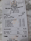 Würzburger Hofbräukeller menu