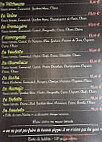 Sacha Pizza menu