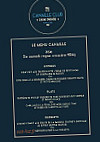 Canaille Club menu