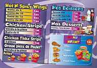 Chicken Box Herblay menu