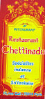 Chettinadu menu