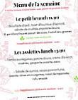 Les Demoiselles de Montpellier menu