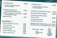 Chez Olivia menu