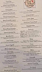 The Cork And Barrel Lounge menu