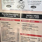 Bar Saint Jacques menu