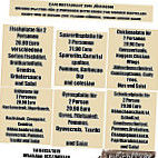 Cafe Restaurant Zum Jümmesee menu