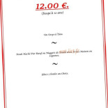 Un Canard Sous L'olivier menu