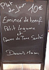 Cafe Le Bourg menu