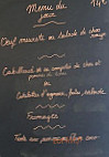 Le Chaudonay menu