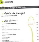 Le Pergaud menu