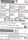 Camping Les Loges menu