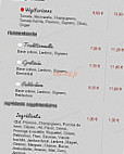 Allo Pizza menu