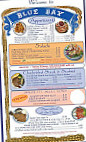 Blue Bay Seafood menu