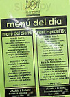 Montesol menu