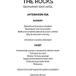 Rocks menu