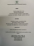 Enosteria menu