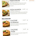 Mozzart pizza menu