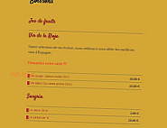 Le Jamoncito menu