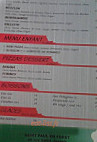 Tom Tom Pizza menu