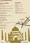 Raj Mahal menu